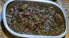 Khoresht Ghormeh Sabzi with NO Rice ---------- چلو خورشت قورمه سبزی بدون برنج